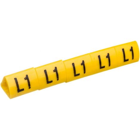 Kabelmarkierer OZ-2/L1 gelb E04ZP-01020404800 /100 Stück/
