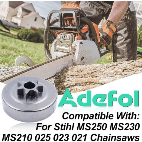 Kit de pignon et d'embrayage 3/8 "pour STIHL 017 018 MS170 MS180 021 023 025 MS210 MS230 MS250 (1/4)