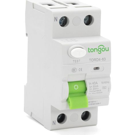 Disjoncteur 2P 63A 100mA disjoncteur différentiel électromécanique disjoncteur différentiel disjoncteur électrique (1/2)