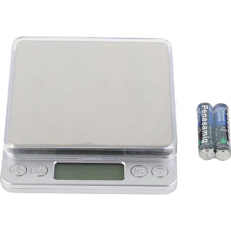Küchenwaage 0,1 g, hochpräzise, digitale, tragbare Mini-Elektronikwaage für Schmuck, Lebensmittel und Backwaren