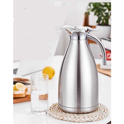 2000ml Stainless Steel Insulated Bottle - Suitable for both hot and cold water, easy to clean