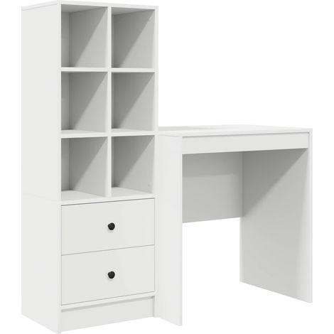 Maison Exclusive - Schreibtisch mit Schubladen mit Regal mit Spei