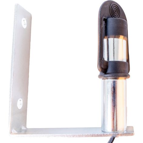 Support bipolaire pour gyrophare – Bride en L avec 2 trous de fixation – Installation sécurisée sur colonne – Pour environnements extérieurs (1/4)