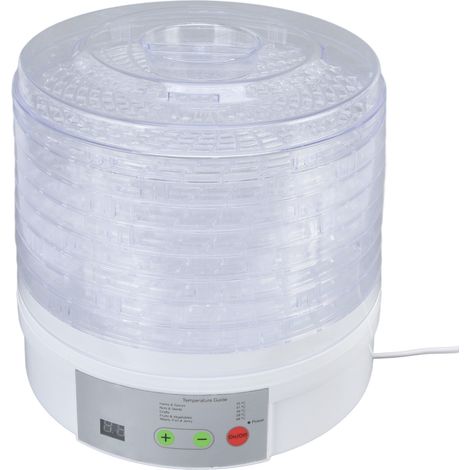 Déshydrateur alimentaire 350 W, sans BPA, 8 plateaux amovibles, déshydrateur électrique pour viande séchée, fruits et légumes, blanc, prise européenne 220 V (1/5)