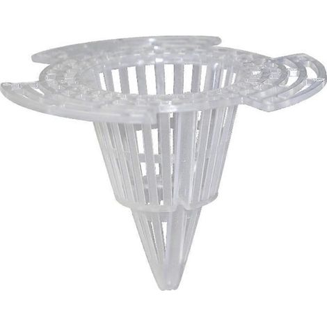 10 pièces de tapis de fond en maille pour pots de fleurs coniques - L