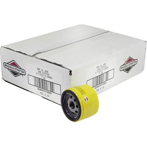 Filtro olio Confezione 12 filtri olio 696854 BRIGGS & STRATTON