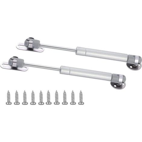 120N Gas Springs for Furniture – Set of 2 – Silent Damping – Suitable for Wood and Aluminum – Easy Installation with Included Screws (1/5)