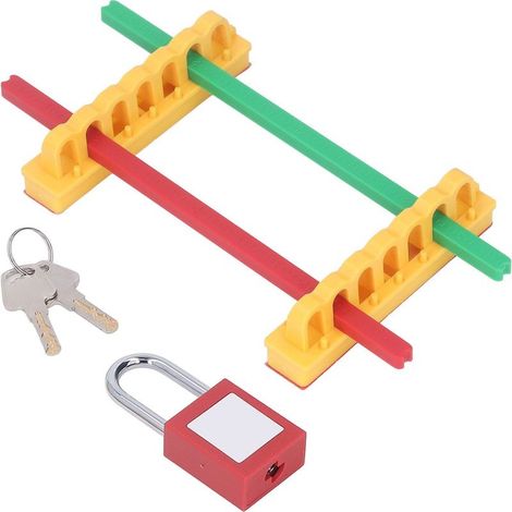 Kit de blocage de verrouillage de disjoncteur, dispositif de sécurité électrique pour produits chimiques industriels et automobiles (1/5)