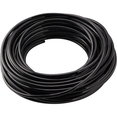 1 Tuyau d'irrigation 20m, Micro Goutte-à-Goutte 4/6 mm, Plastique Noir, pour Jardin Agriculture (1/5)