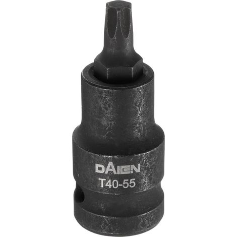 Douille À Embout Torx 55mm/2.17" Longueur Acier S2 Noir (1/5)