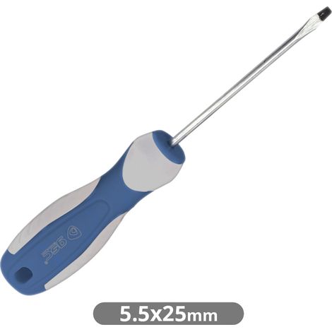 Kurzer flacher Schraubendreher 5,5 x 25 mm