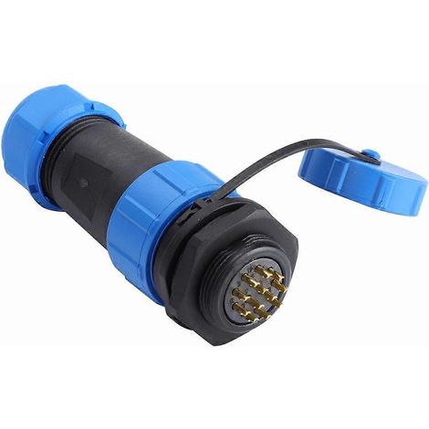 IP68 SP21 9-poliger wasserdichter Kunststoff-Luftfahrtstecker (12-polig)