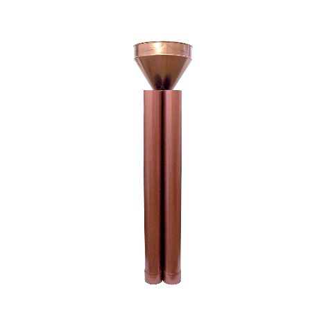 KIT RACCOGLITORE TRADIZIONALE D'ACQUA PLUVIALE- Diam.80 - Rame rosso- DH- pezzi 1