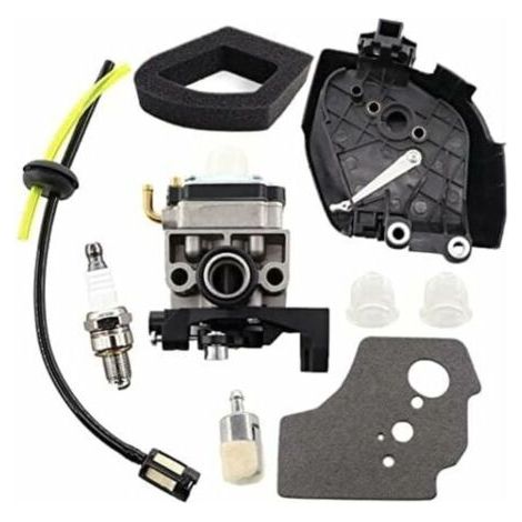 Vergaser mit Luftfilter, Luftfilterabdeckung und Kraftstoffschlauchgehäuse für Honda GX35 GX35NT HHT35S 1,3 PS Motor, für Freischneider und Mini-Gasmotor.