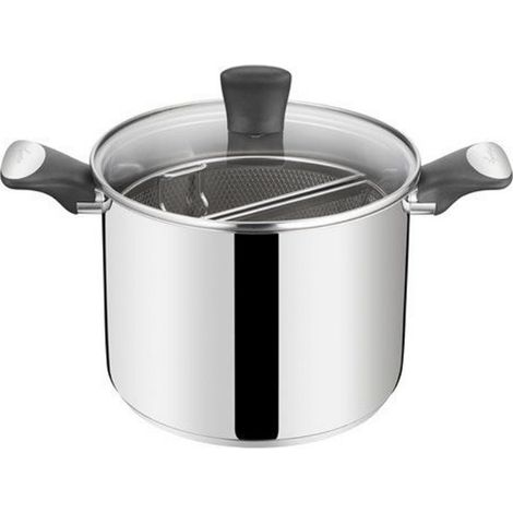 Lagostina Unlimited pastaiola 22cm multicottura acciaio inox doppio cestello
