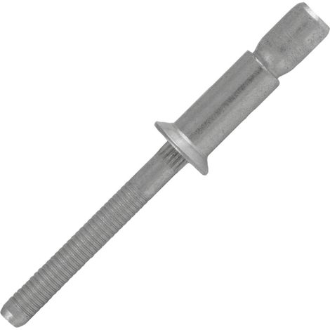 250 rivets de structure superiv - aluminium/aluminium - tête fraisée - 6,4 x 16 mm (1/4)