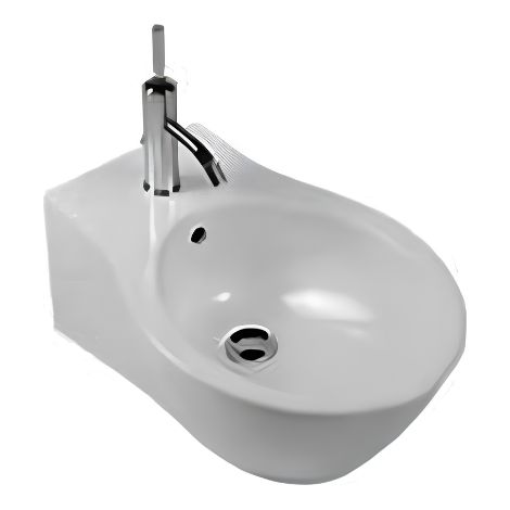Hängebidet weiss hochglanz - Hatria Nido