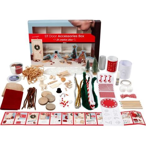 Coffret créatif - Scènes de Noël - 24 scènes à réaliser - Pâte Silk Clay - Mixte