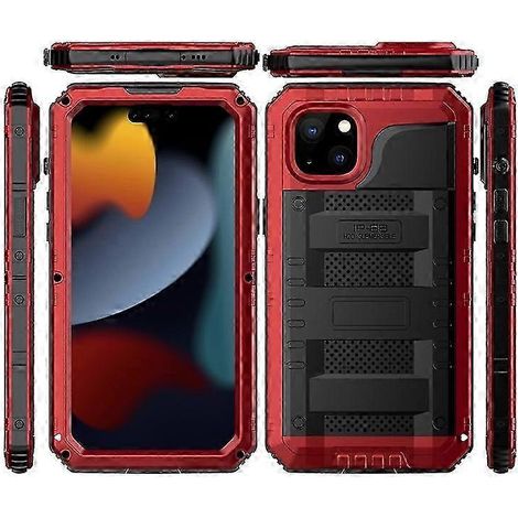 Étui étanche et résistant avec protection d'écran pour une protection et une durabilité accrues du téléphone. Indice de protection IP68. Coque en silicone PC pour une utilisation en extérieur. (1/5)