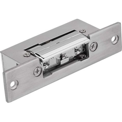 DC12V electric lock for narrow doors – Stainless steel strike plate – Dual unlocking mode – Easy installation (1/5)