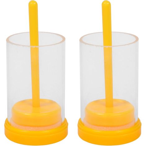 Zwei Sets Bienenmarkierungsflaschen (eine aus Kunststoff und eine aus Schwamm) (1/5)