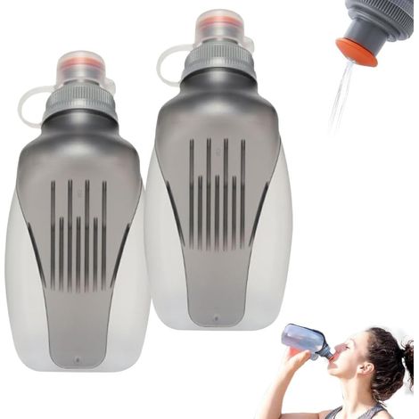 Sportflasche 250 ml mit Clip, BPA-frei, auslaufsicher, für Fahrräder und Motorräder