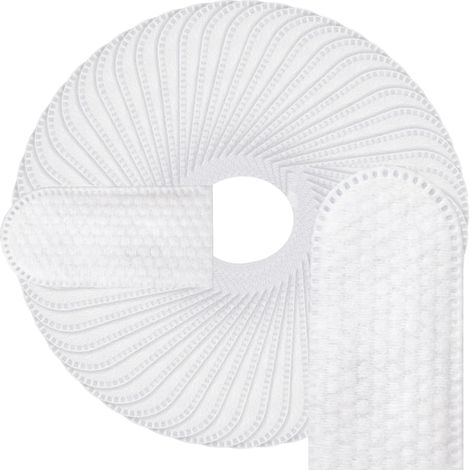 Confezione da 100 protezioni per le dita in cotone, traspiranti, resistenti al sudore e all'usura (per dita infortunate)