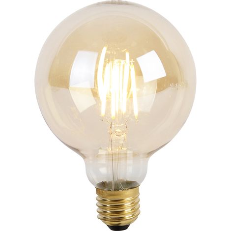 E27 3-stufig dimmbare LED-Lampe G95 Goldline 5W 530 lm 2200K