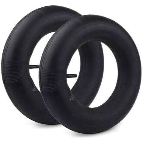Tire Inner Tube 4.80/4.00-8 Wheelbarrow Wheel Inner Tubes Cart Replacement Tubes with Straight Valve 2 Pieces (1/4)