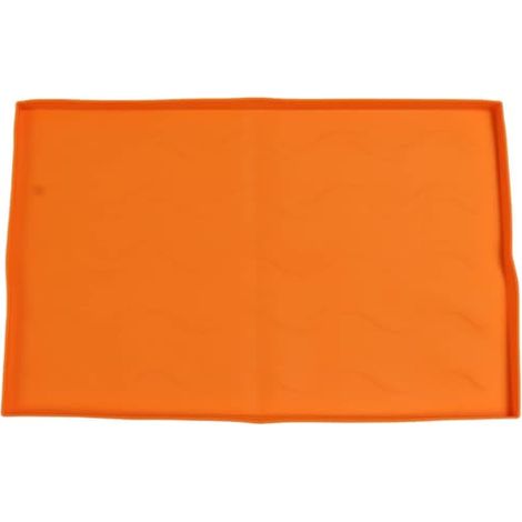 Filiyano-Tapis de protection antiadhésif en silicone pour barbecue Blackstone, orange, 56 cm (22 pouces). (1/5)