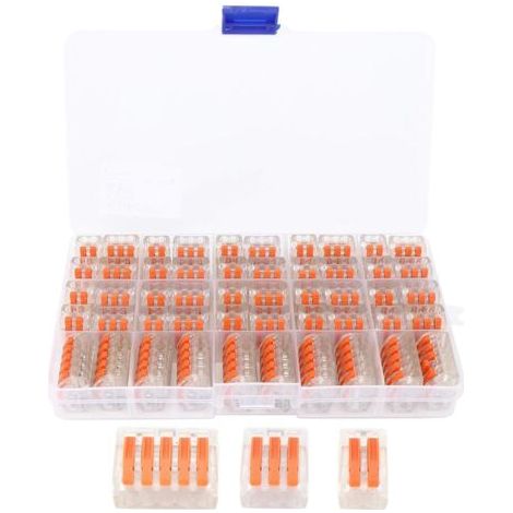 Sollbry Connecteur de fil d'éclairage en plastique 50 pièces Outil de connexion de fournitures industrielles pour l'isolation (1/4)