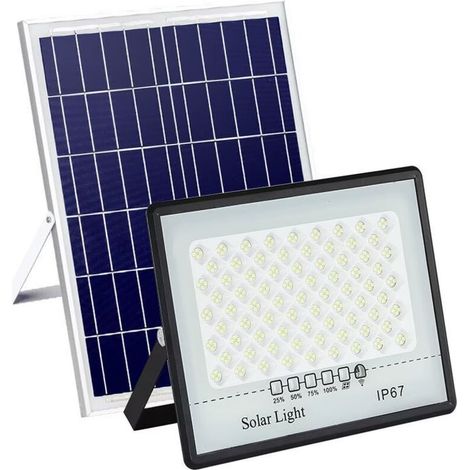 GABRIELLE LED-Solar-Flutlicht, Solar-Außen-Gartenstrahler, Kunststoff-Modell, Haushalt, neue Landschaft, superhelles wasserdichtes Induktionslicht, 1 Packung