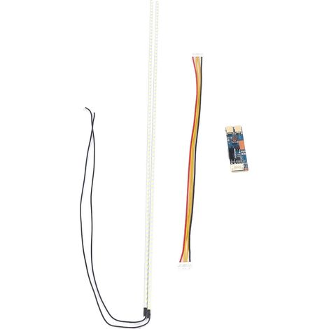 Bandes LED rétroéclairage LCD universelles PC fibre de verre avec carte à courant constant pour éclairage 490mm, lot de 2 avec module (1/5)