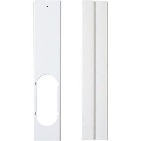 Window Kit Plate - Adjustable Window Seal, Window Slide Kit, Portable Air Conditioner Sealing Plate with Exhaust Hose for Mobile Air Conditioner (2 pcs, 55cm x 10cm) (1/4)
