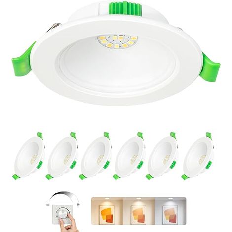 LED Recessed Spotlight 230V Dimmable 5W Extra Flat Ceiling Spotlights (1/5)