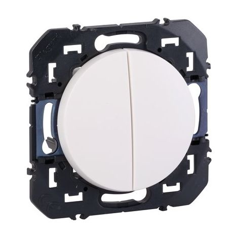 Legrand – Double interrupteur étanche complet 10AX 250V – Commande d'éclairage depuis 2 points – Compatible avec installation multiposte (1/10)