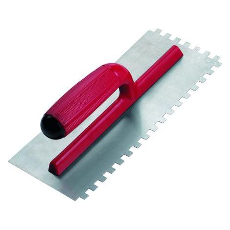 Paleta Rubi de 28 cm, dentada, 10 mm x 10 mm, 25906