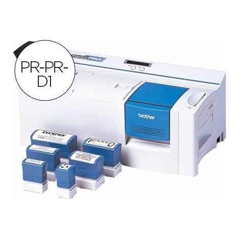 Fotolitos 150 unidades + cinta termica + 9 limpiadores para maquina de sellos brother