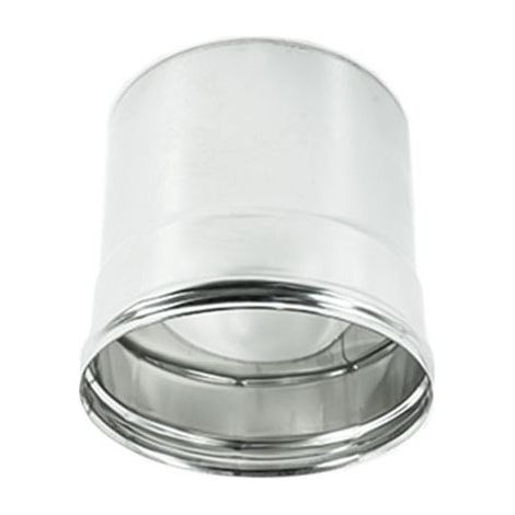 Raccordo inox f da 180mm per collegare tubo flessibile a tubo rigido (1/2)