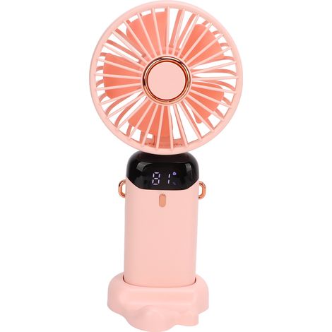 Ventilateur de cou à 5 vitesses, flux d'air puissant, indicateur de batterie LED, détachable, mains libres, USB, idéal pour le bureau, les voyages et la maison.