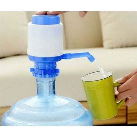 Distributeur Pompe eau Universal bouteille bidon 5L, 8L, 10L, 2.5L anti goutte, adaptable, manuel Camping, école, bureau, maison (1/3)