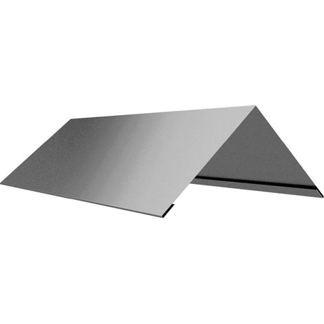 Einfacher First 145x145 L. 2000mm, Aluzink, 0,50mm