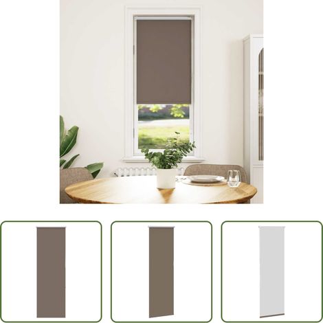 Sichtschutz -  Verdunkelungsrollo Kaffeebraun 45x130cm Stoffbreite 40,7 cm (1/5)