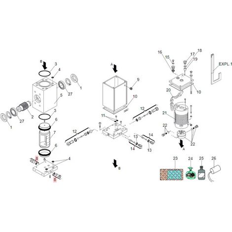 faac pièce détachée valves de déverrouillage 580 63003363 (1/3)