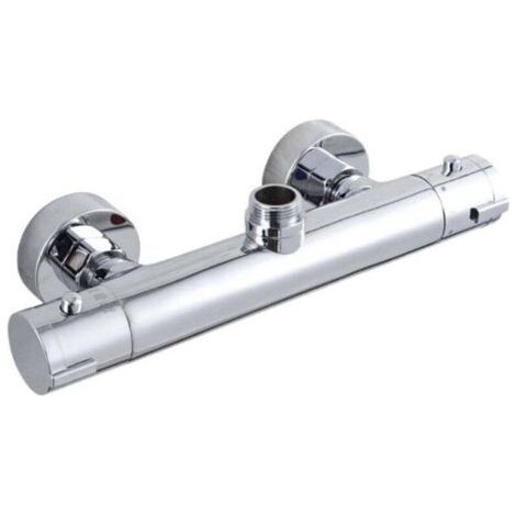 Mitigeur mécanique rond sortie haute Douche thermostatique à encastrer(supérieur) (1/4)