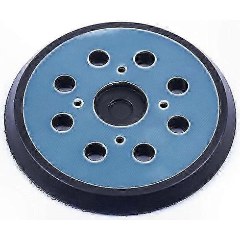 Auswechselbare 5-Zoll-Schleifscheibe, 2er-Pack, Mehrloch, blau, für Elektroschleifer, Hochleistungsschleifmittel (1/4)