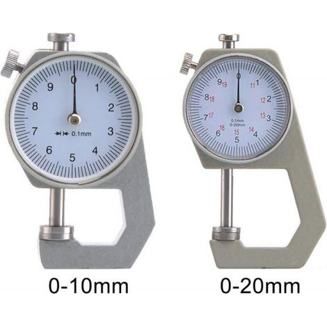 Jauge D'Épaisseur Numérique - 0 À 10 Mm - Précision 0 01 Mm - Pour Papier Cuir Tôle - 1 Pièce (1/3)