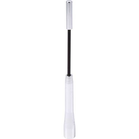 Dreiteilige, ausziehbare Autoantenne aus Aluminiumlegierung für AM/FM-Empfang, silber.