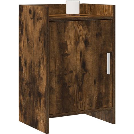 Maison Exclusive - Comodini Rovere Fumo 40 x 30 x 60 cm Legno ingegnerizzato (1/5)