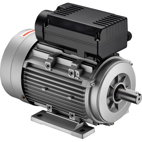Wiltec Elektromotor 230 V 2,2 kW (3 PS) 1-phasig 2-polig E-Motor mit Anlaufkondensator 2850 U/min und Aluminiumwicklung (1/5)